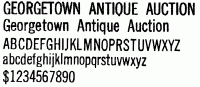 18pt. News Gothic Condensed