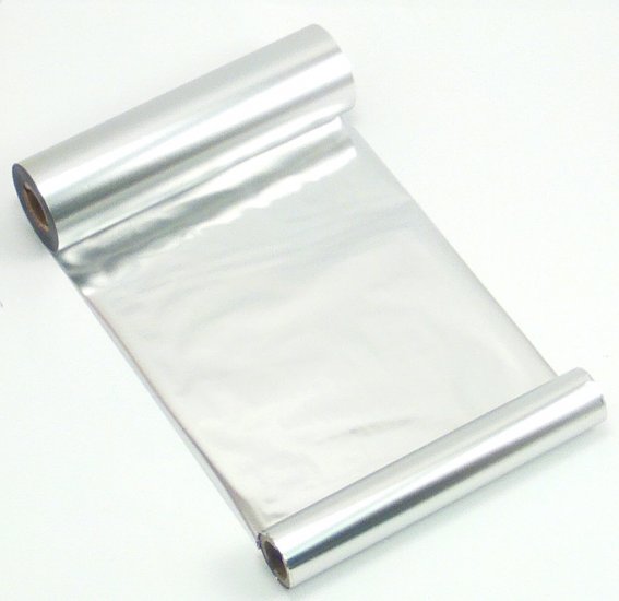 Metallic Silver 4" wide